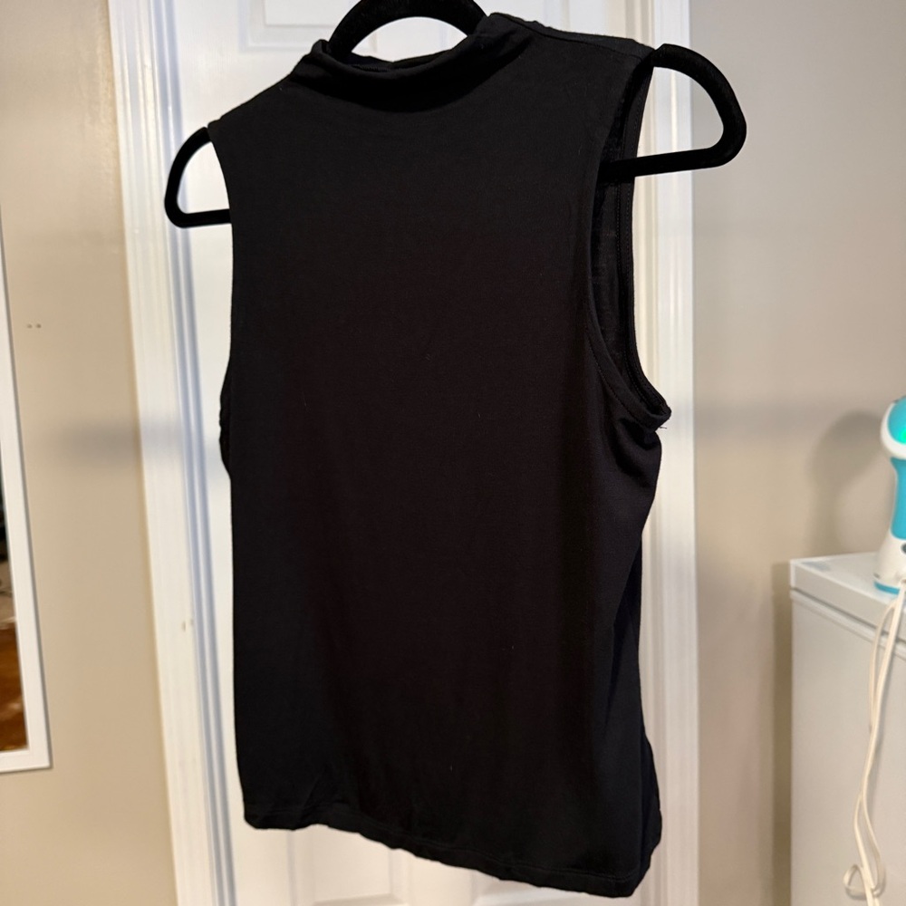 Christian Siriano Black Muscle Tee